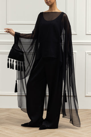Elyra Chiffon Cape