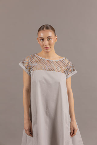 Mesh Cotton Dress