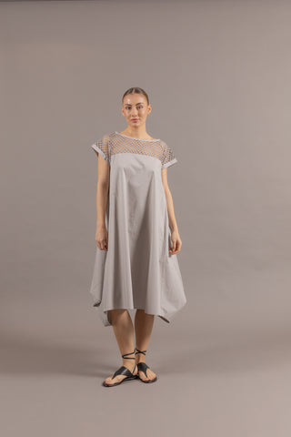 Mesh Cotton Dress