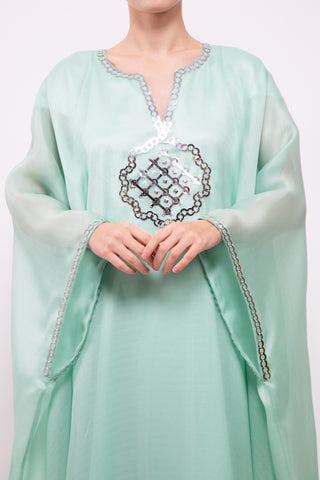 Pistachio Lotfia Kaftan