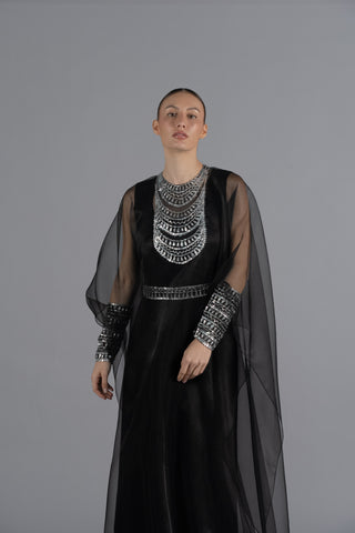 Black Jiladda Dress Set
