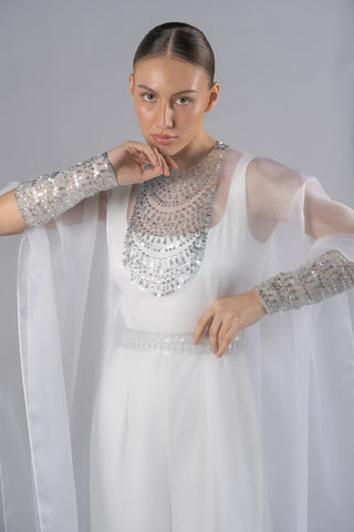 Off White Jiladda Dress Set