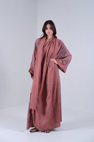 Long Dual Weave Dress