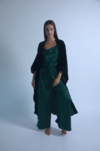Emerald Green Kimono Set Hamsa by Sharifa AlGhanim Emerald Green Kimono Set Hamsa by Sharifa AlGhanim