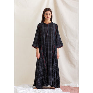 Black Plaid Dress