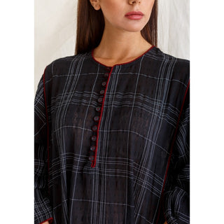 Black Plaid Dress