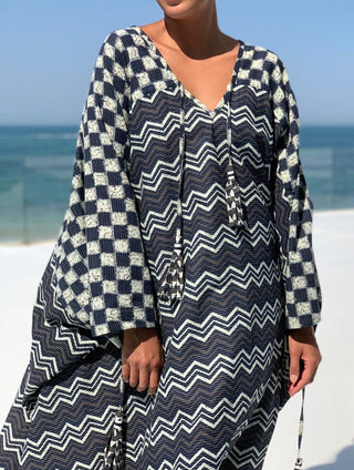 Zigzag Print Dress