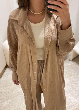 Wrinkle Pants Set