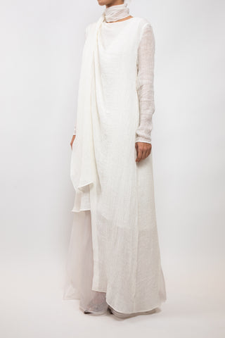 Off White Astilbe Dress (By Order)