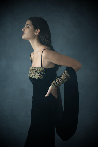 Hera Dress and Shawl ( By Order )