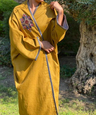 Alexandria Linen Bisht