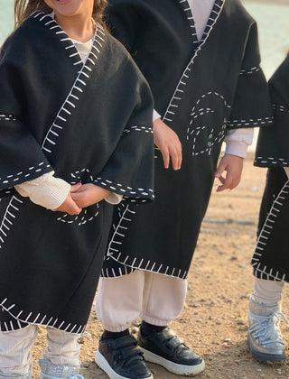 Kids Midnight Oak Bisht