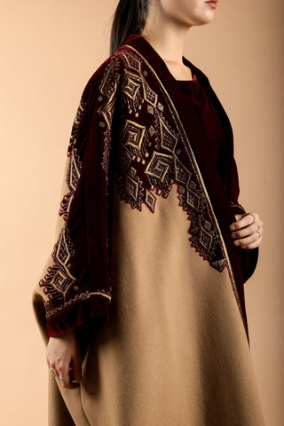 Kaymen Camel Bisht/Dress
