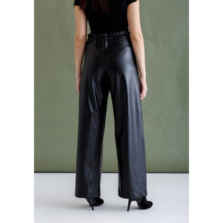 Faux Leather Trouser