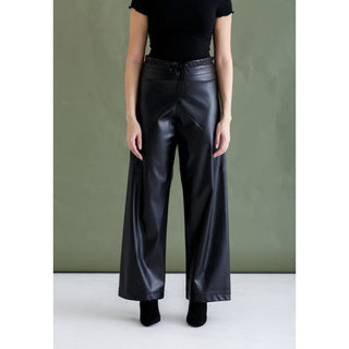 Faux Leather Trouser