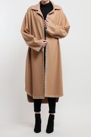 Long Palpetti Coat & Scarf ( By Order )